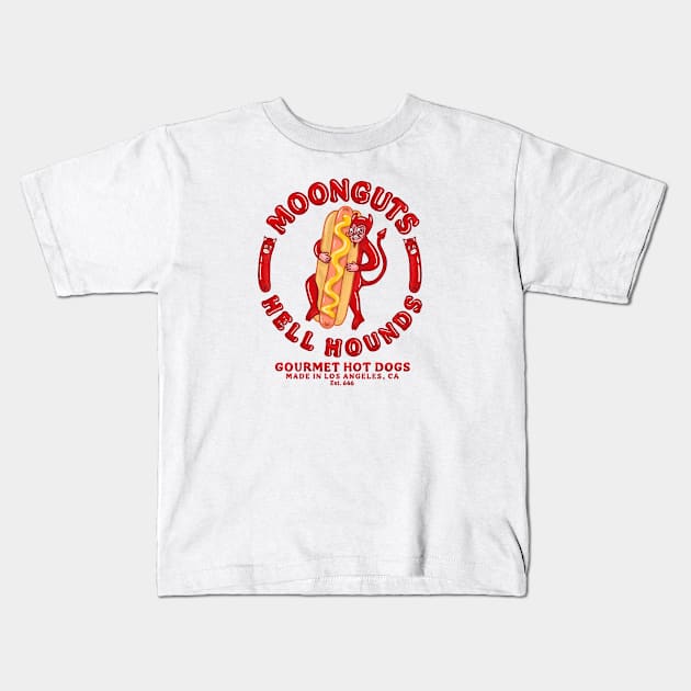 Moonguts Hell Hounds Kids T-Shirt by Moonguts